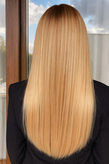 Silk-Top Human Hair Topper | Seamless Blend, Thin Hair Solution