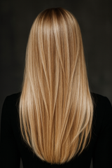 Silk-Top Human Hair Topper | Seamless Blend, Thin Hair Solution