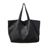 Women's Retro-Style Large Capacity Leather Tote Bag