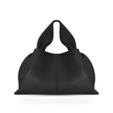 Soft Leather Shoulder Bag with French Texture