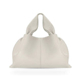 Soft Leather Shoulder Bag with French Texture