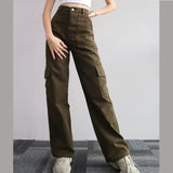 Vintage high-waisted wide-leg pants