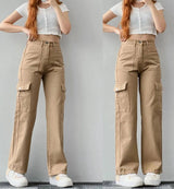 Vintage high-waisted wide-leg pants