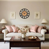 Rustic Roman Wall Clock