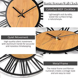 Rustic Roman Wall Clock