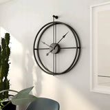 Rustic Helm Wall Clock