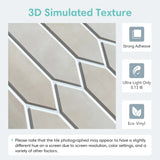 3D Self-Adhesive Wall Panel Tile - Diamond