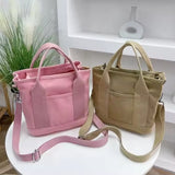 Large Capacity Multi-Pocket Handbag
