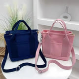 Large Capacity Multi-Pocket Handbag