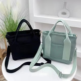 Large Capacity Multi-Pocket Handbag