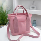 Large Capacity Multi-Pocket Handbag