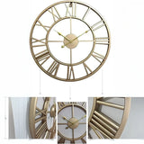 Large 3D Roman Numeral Wall Clock