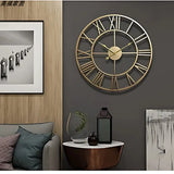 Large 3D Roman Numeral Wall Clock