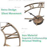 Large 3D Roman Numeral Wall Clock