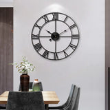 Large 3D Roman Numeral Wall Clock
