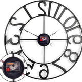 Large Rustic Wall Clock