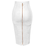 Women's Stylish High-Waist Bandage Skirt