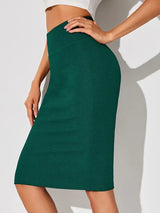 Women's high-waisted bodycon skirt