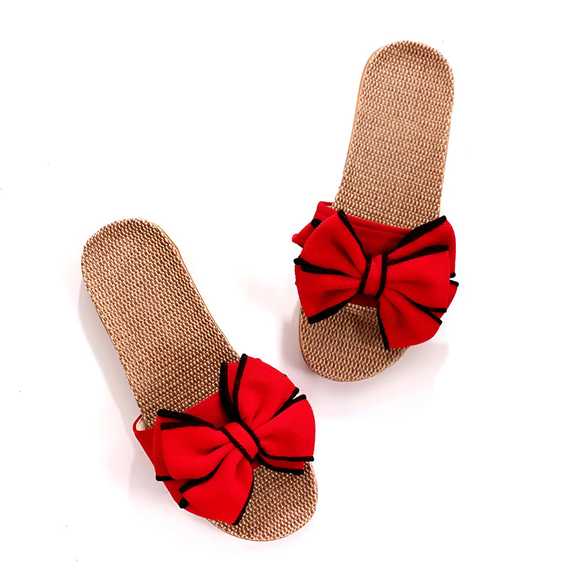 Graceful Butterfly Bow Sandals