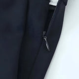 Women's High-Waisted Lace-Up Straight Pants