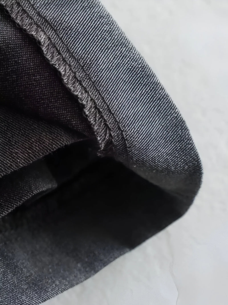 Vintage high-waisted pleated mini skirt