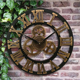 Silent Vintage Wall Clock