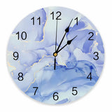 Silent Marble Gradient Color Wall Clock
