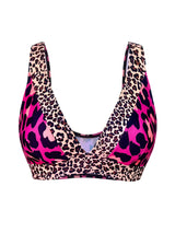 Leopard Print Swimsuit Two-Piece Set