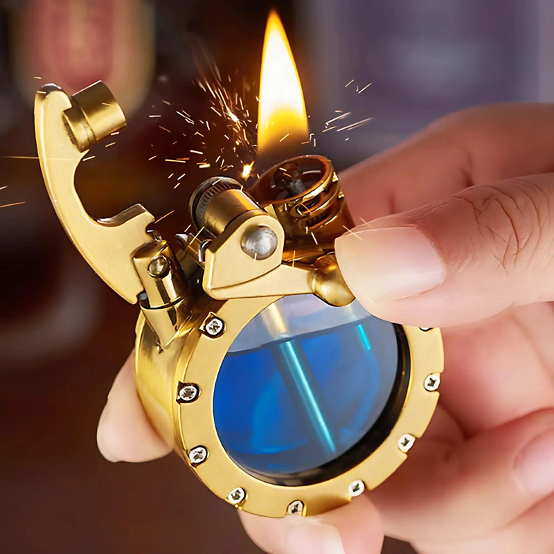 Retro Metal Refillable Lighter