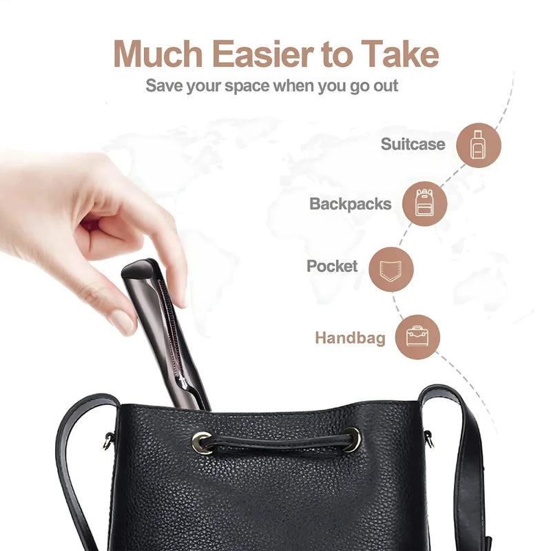 2-in-1 Hair Straightener & Curler