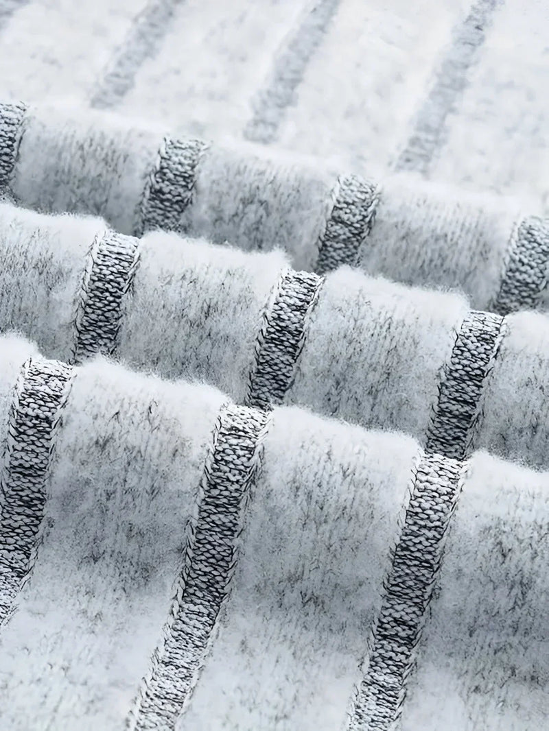 Women's high-waist ribbed knit pencil skirt