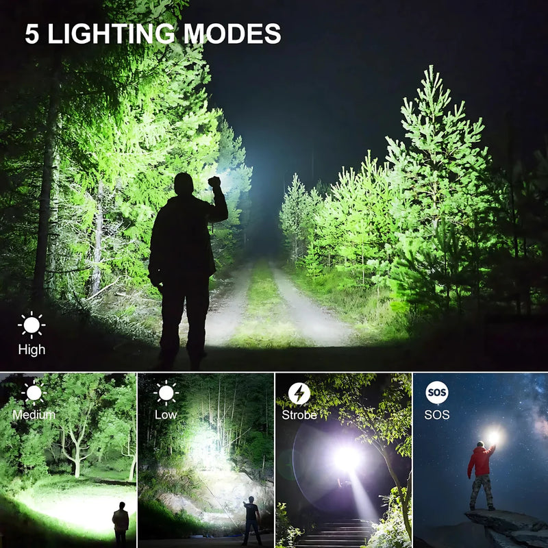 Three-Eyed Mini Tactical Flashlight