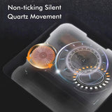 Transparent Acrylic Wood Wall Clock