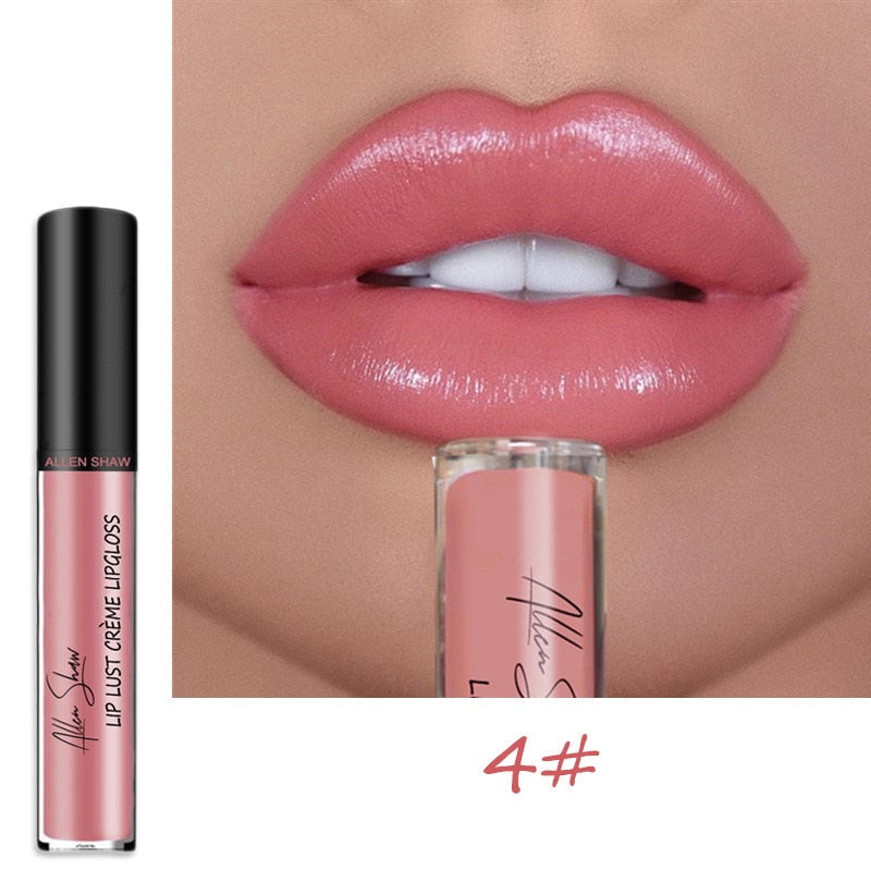 12 colors cream texture lip gloss waterproof