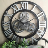 Silent Vintage Wall Clock