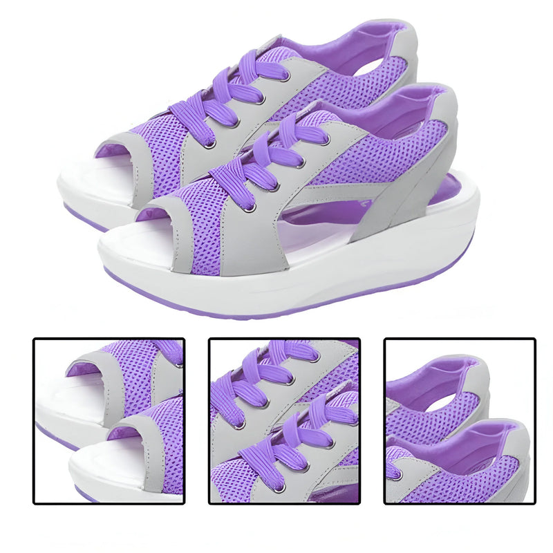 Casual Contrast Paneled Sneakers