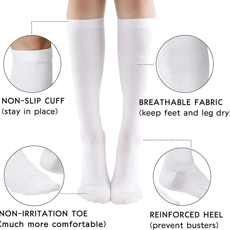 Unisex Compression Socks for Circulation Support