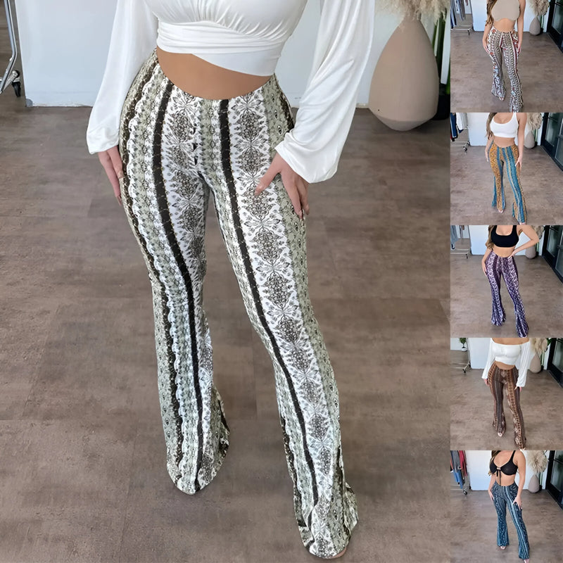 High-waisted contour pants