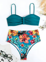 Women's Two-Piece Floral Bikini Swimsuit