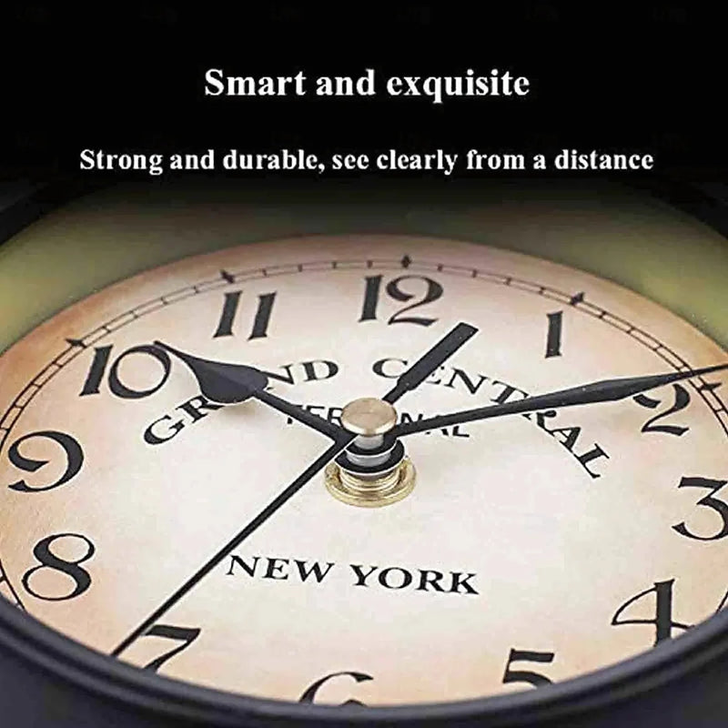 Double-Sided Retro Wall Clock