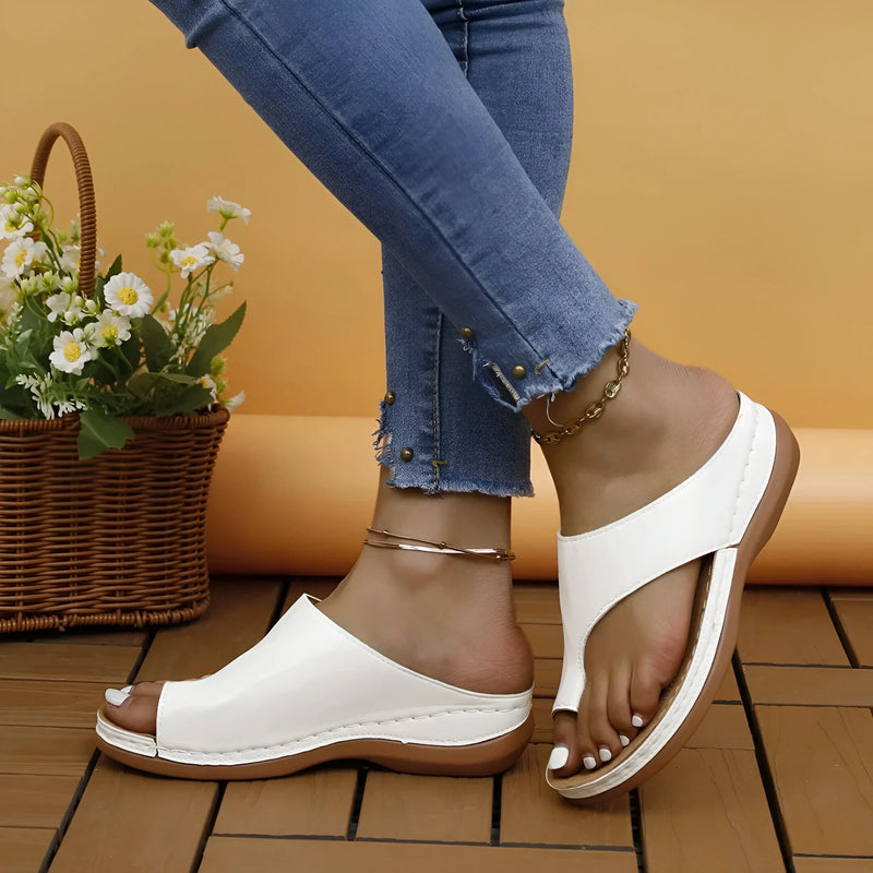 Stylish Dressy Flip Flop Wedge Sandals