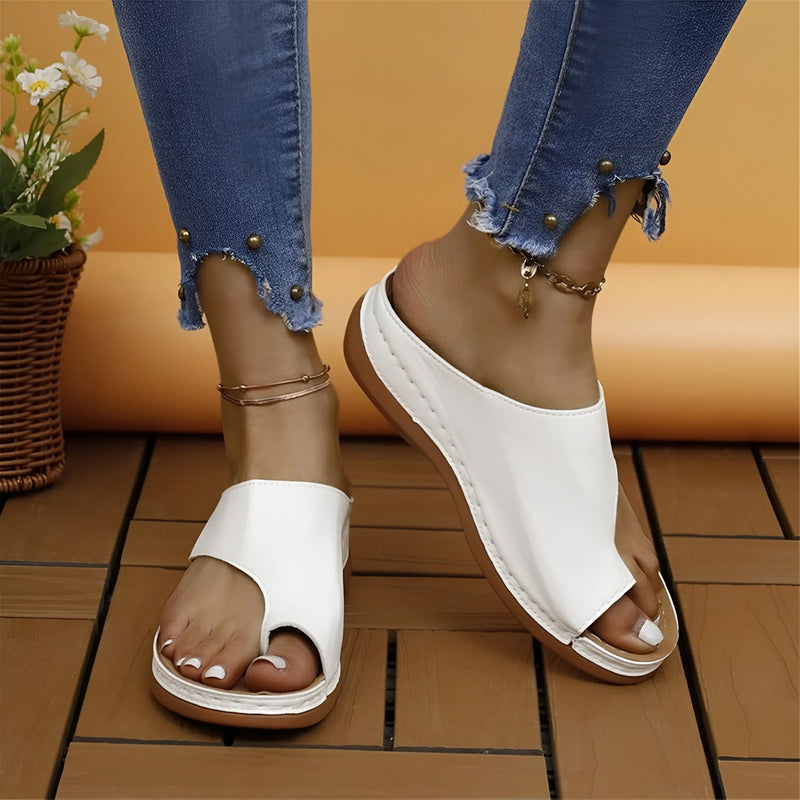 Stylish Dressy Flip Flop Wedge Sandals