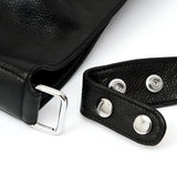 Stylish Leather Crossbody Bag with Tassel Details