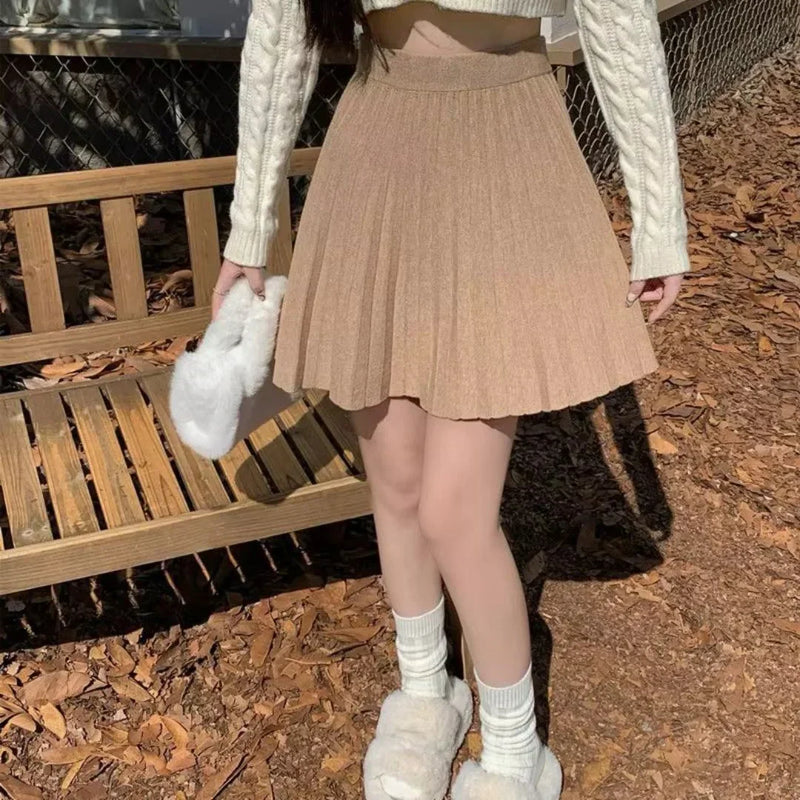 Cozy knit midi skirt – Soft, stylish & effortlessly chic