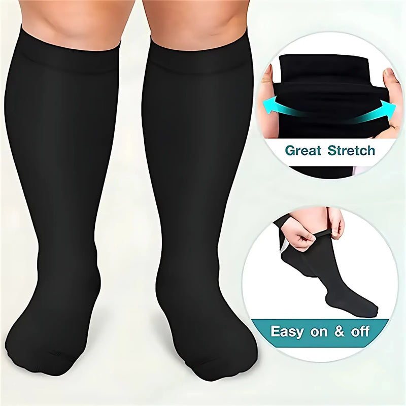 Plus Size Compression Socks for Sports & Fitness