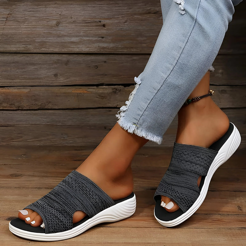 Open Toe Casual Sandals for Foot Support and Comfort