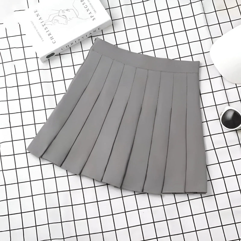 High-waist pleated mini skirt – Comfortable & versatile