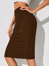 Women's high-waisted bodycon skirt