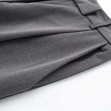 Women's high-waisted vintage zipper pants