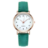 Watch with Leather Strap for Women